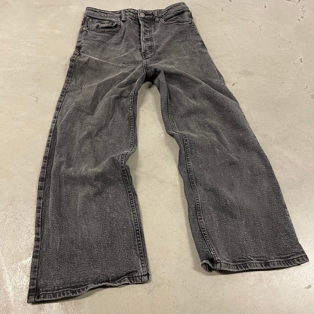 Y2K cropped free people baggy jeans 28x24
